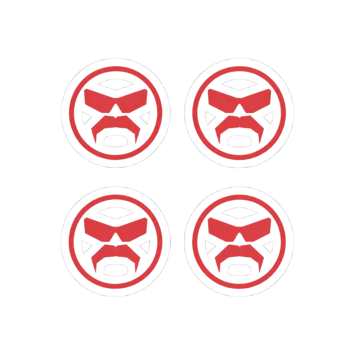 Dr Disrespect design, red Sticker