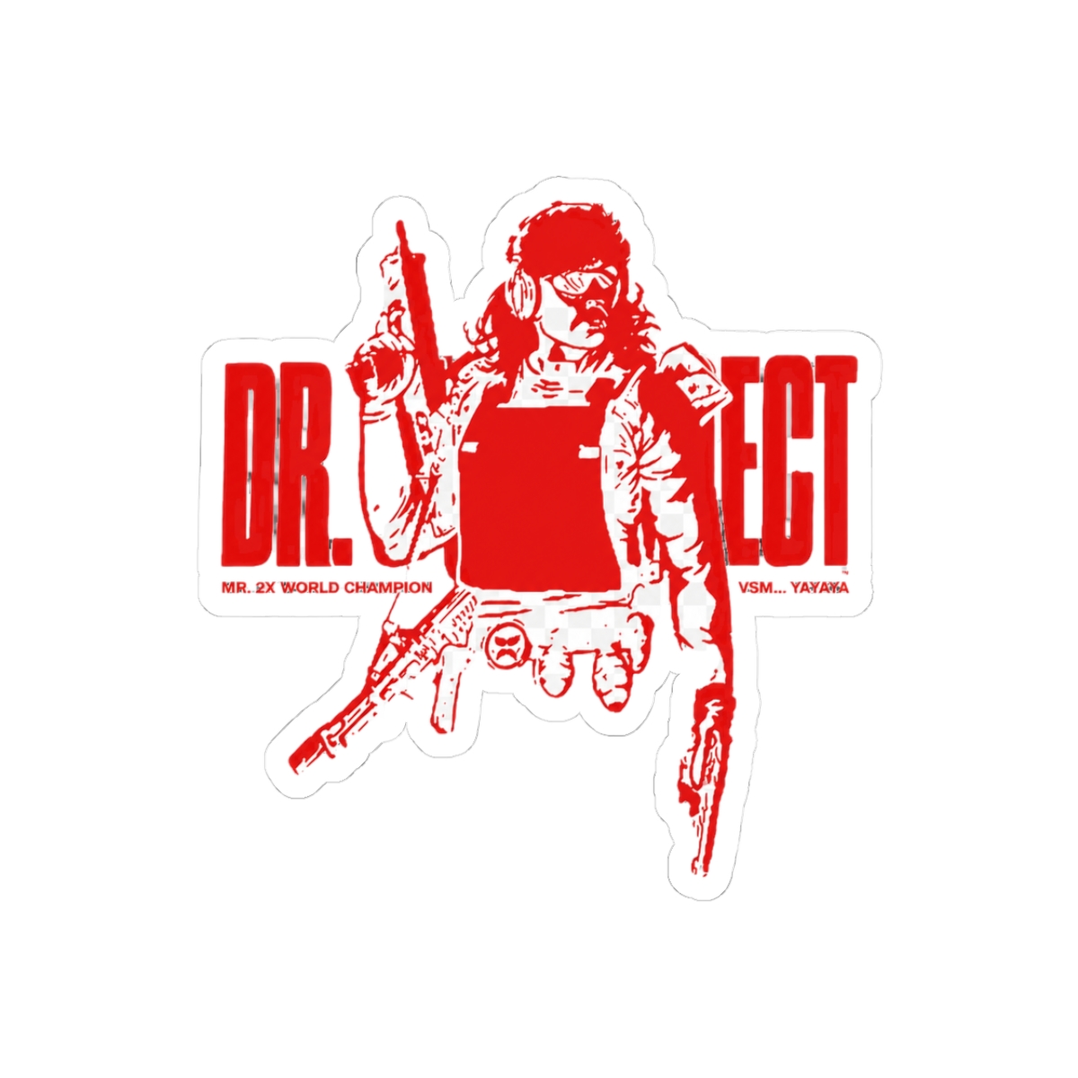 Dr Disrespect - Merchandise Sticker