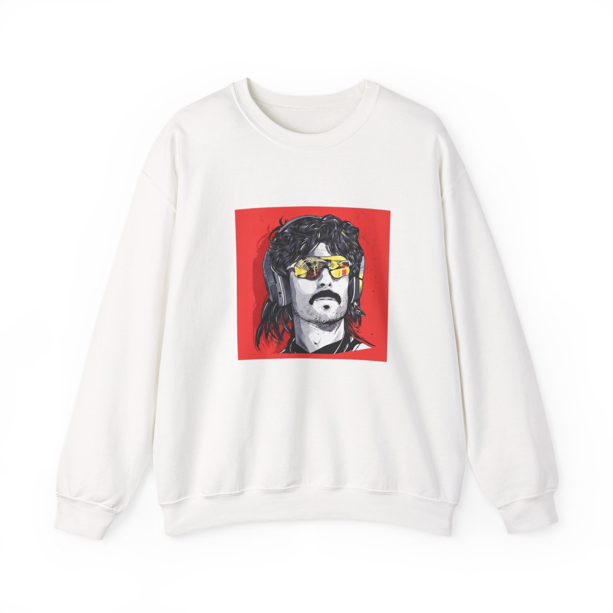 .com: Dr Disrespect Dr Disrespect (Black Crewneck